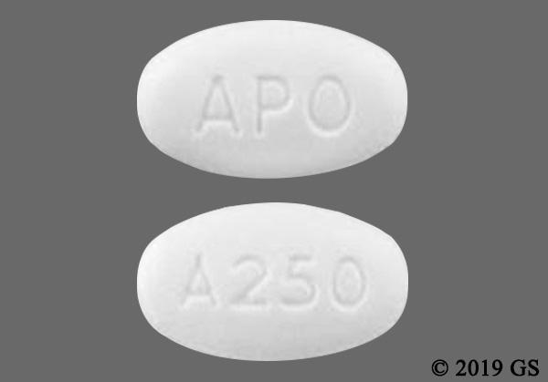 White Oval A250 And Apo - Abiraterone Acetate 250mg Tablet