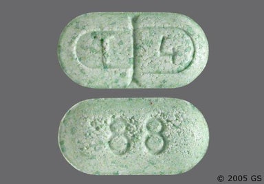 Green Oblong T 4 - Levothyroxine Sodium 88mcg Tablet