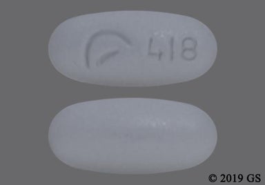 Gray Oval LOGO 418 - Ranolazine 500mg Extended-Release Tablet