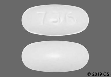 White Oval 736 - Voriconazole 200mg Tablet