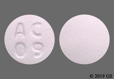 Pink Round AC 09 - Solifenacin Succinate 10mg Tablet