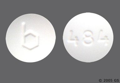 White Round 484 - Leucovorin Calcium 5mg Tablet