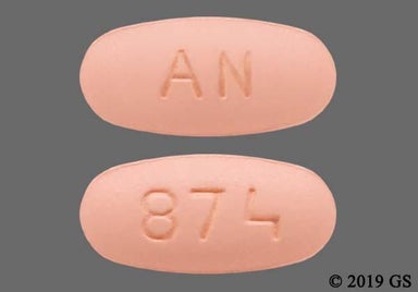 Orange Oval 874 - Bosentan 125mg Tablet