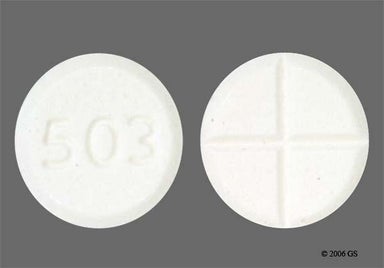 White Round 503 - Tizanidine Hydrochloride 4mg Tablet