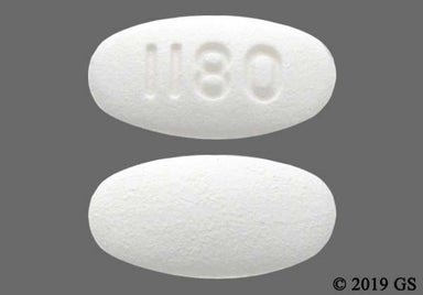 White Oval 1180 - Ambrisentan 10mg Tablet
