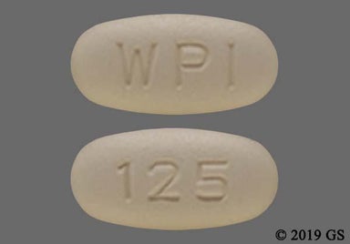 Orange Oval Wpi And 125 - Bosentan 125mg Tablet