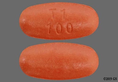 Brown Oval T1 100 - Carbidopa/Levodopa/Entacapone 25mg-100mg-200mg Tablet