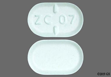 Green Oblong Zc 07 - Haloperidol 5mg Tablet