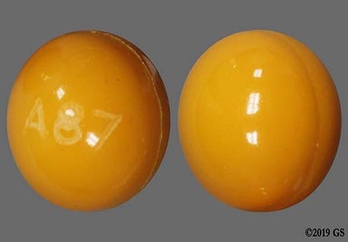 Orange A87 - Progesterone 100mg Capsule