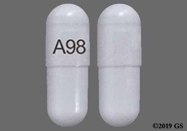 White A98 - Penicillamine 250mg Capsule
