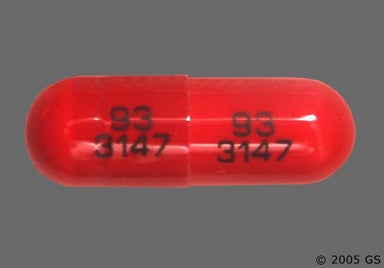 Orange Capsule 93 3147 93 3147 - Cephalexin 500mg Capsule