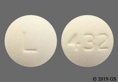 Pink Round 432 And L - Solifenacin Succinate 10mg Tablet
