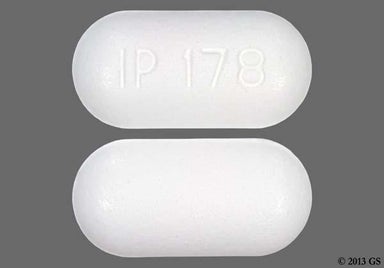 White Oblong IP 178 - Metformin Hydrochloride 500mg Extended-Release Tablet