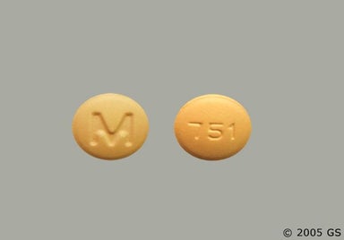 Yellow Round 751 - Cyclobenzaprine Hydrochloride 10mg Tablet