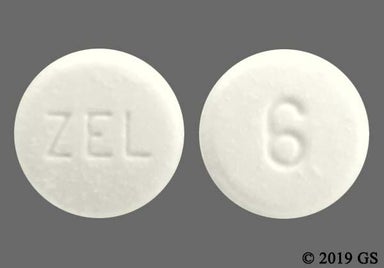 Yellow Round ZEL - Zelnorm 6mg Tablet