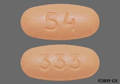 Orange Oval 333 - Bosentan 125mg Tablet
