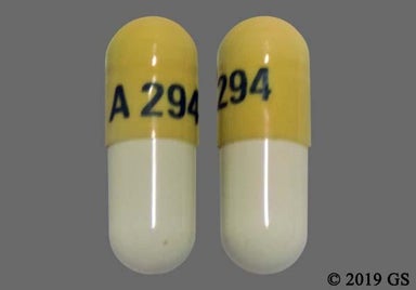 Yellow And White A 294 - Oseltamivir Phosphate 75mg Capsule