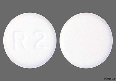 White Round R 2 - Rasagiline Mesylate 1mg Tablet