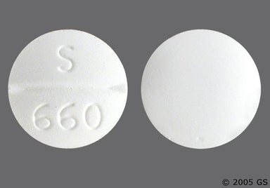 White Round S 660 - Pyrazinamide 500mg Tablet