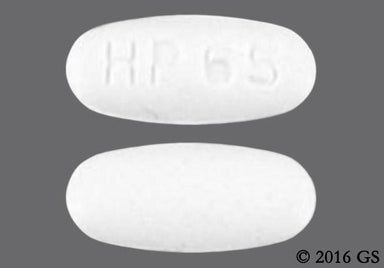 White Oblong HP65 - Metronidazole 500mg Tablet
