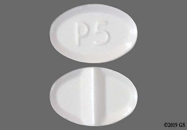 White Oval P5 - Hydrocortisone 5mg Tablet
