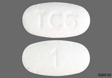 White Oval Tcs And 1 - ENVARSUS XR 1mg Extended-Release Tablet