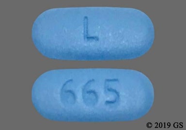 Blue Oval 665 And L - Deferasirox 360mg Tablet