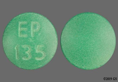 Green Round EP 135 - Imipramine Hydrochloride 50mg Tablet