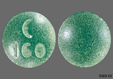 Green Round E 160 - Hydroxyzine Hydrochloride 25mg Tablet