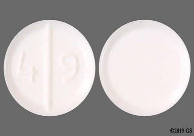 White Round 4 9 - Cyproheptadine Hydrochloride 4mg Tablet