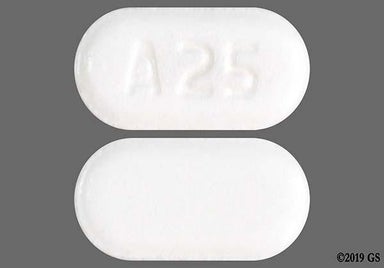 White Oblong A25 - Ezetimibe 10mg Tablet