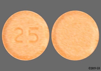 Orange Round 25 - Hydralazine Hydrochloride 25mg Tablet