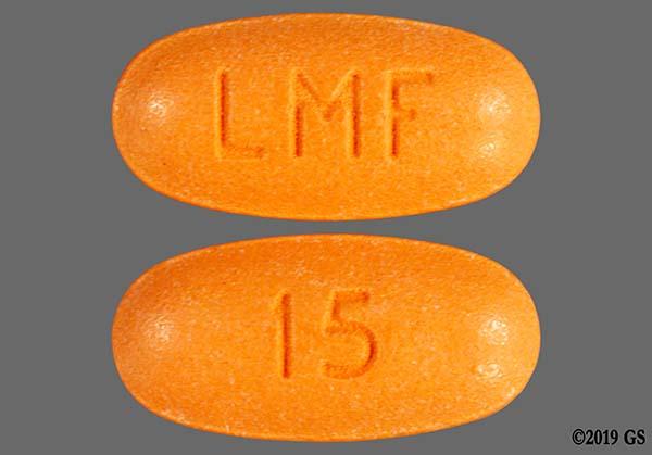 Orange Oval Dg2, Lmf, And 15 - L-Methylfolate 15mg Caplet