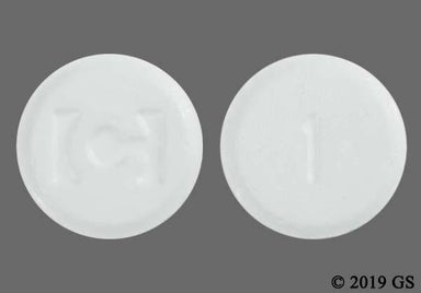 White Round 1 - Fentanyl 100mcg Buccal Tablet