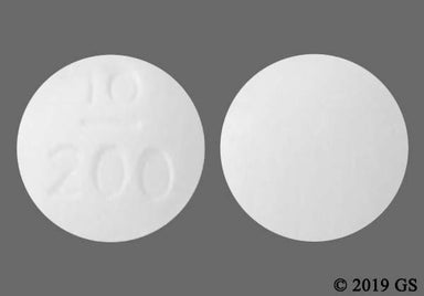 White Round 10 200 - CONSENSI 10mg-200mg Tablet