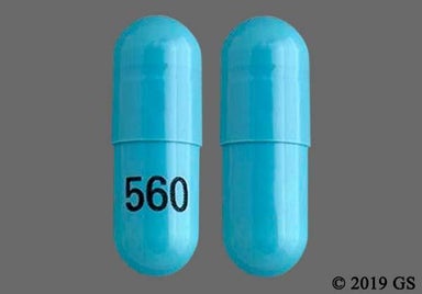 Blue Capsule 560 - Nitrofurantoin (Macrocrystalline) 100mg Capsule