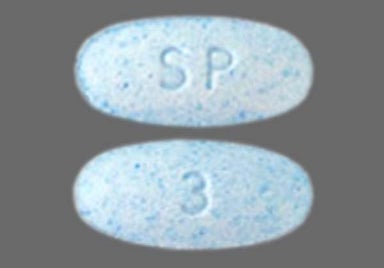Blue Oval Sp And 3 - Doxepin Hydrochloride 3mg Tablet