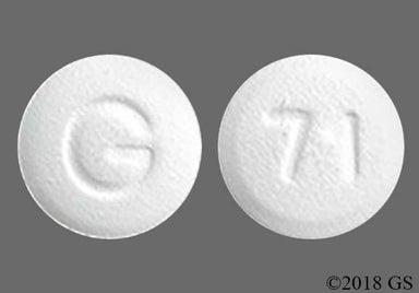 White Round 71 - Amlodipine/Olmesartan Medoxomil 5mg-20mg Tablet