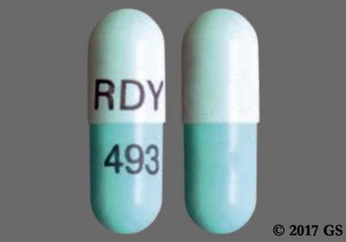 Blue Rdy 493 - Esomeprazole Magnesium 40mg Delayed-Release Capsule