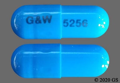 Blue G&W 5256 - Clindamycin Hydrochloride 300mg Capsule