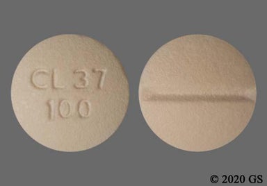 Orange Round CL 37 100 - Labetalol Hydrochloride 100mg Tablet