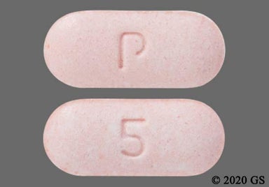 Pink Oblong 5 And P - Aripiprazole 5mg Tablet