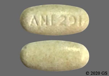Yellow Oblong Ani 291 - Potassium Citrate 10mEq Extended-Release Tablet