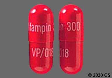 Orange Capsule Rifampin 300 VP/018 - Rifampin 300mg Capsule