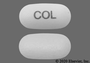 White Oval Col - Colesevelam Hydrochloride 625mg Tablet