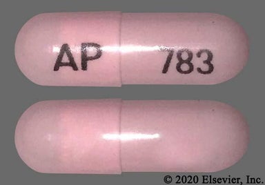 Pink Ap 783 - Terazosin Hydrochloride 5mg Capsule
