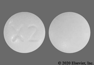 White Round X2 - Oxybutynin Chloride 10mg Extended-Release Tablet