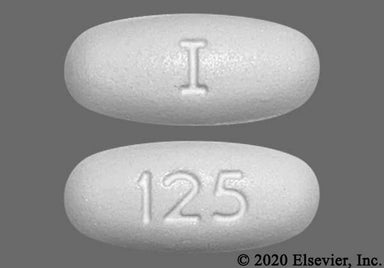 White Oval 125 And I - Metronidazole 500mg Tablet