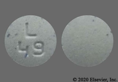 Blue Round L 49 - Metolazone 5mg Tablet