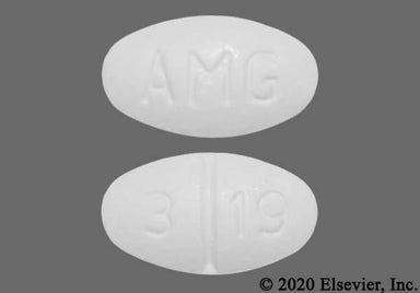 White Oval Amg And 3 19 - Aminocaproic Acid 500mg Tablet